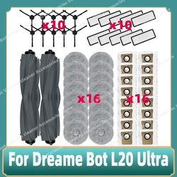 Premium Cleaning Accessories Kit - Main & Side Brushes, Mop Cloths, HEPA Filter, Dust Bags (Set U)
