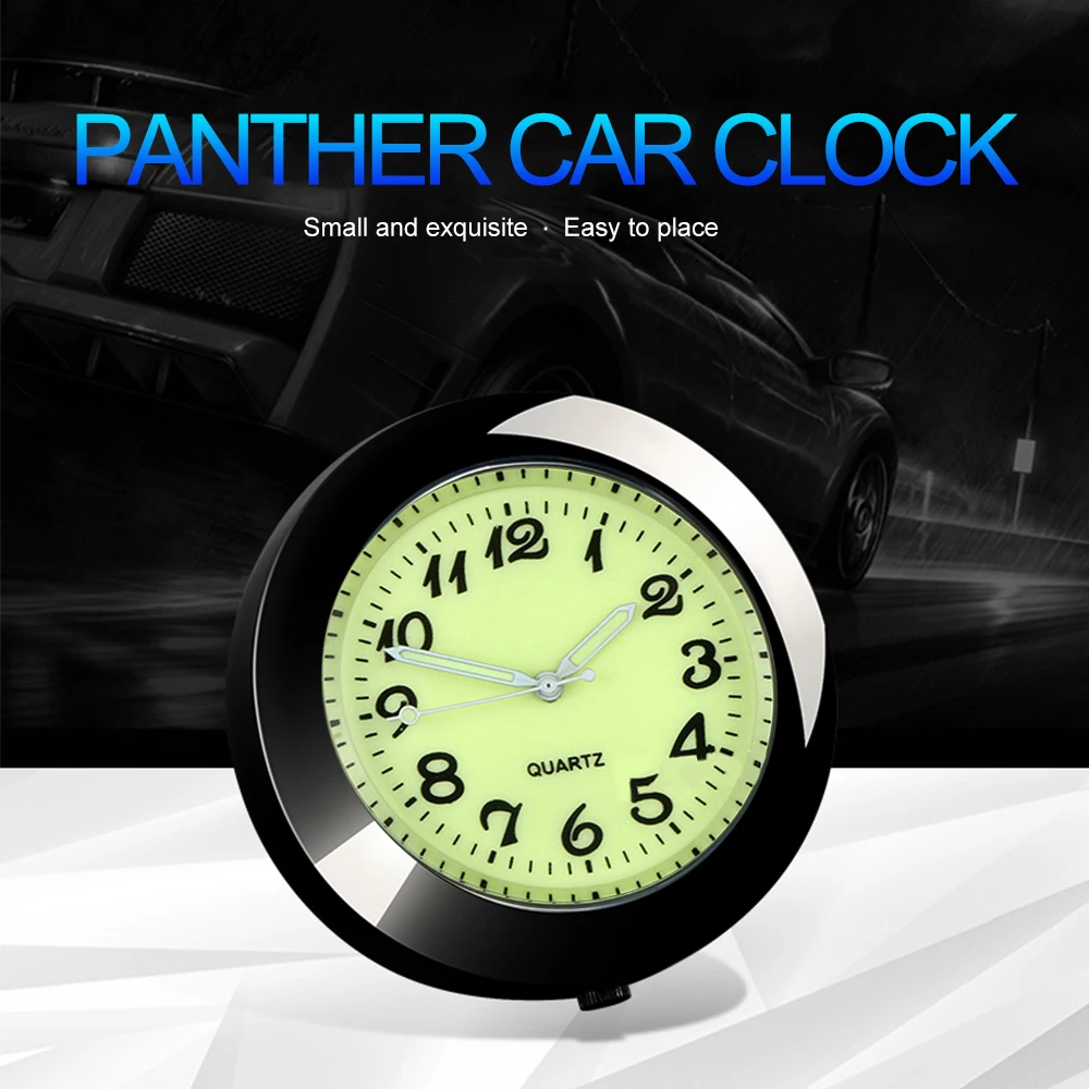 Car Clock Luminous Auto Gauge