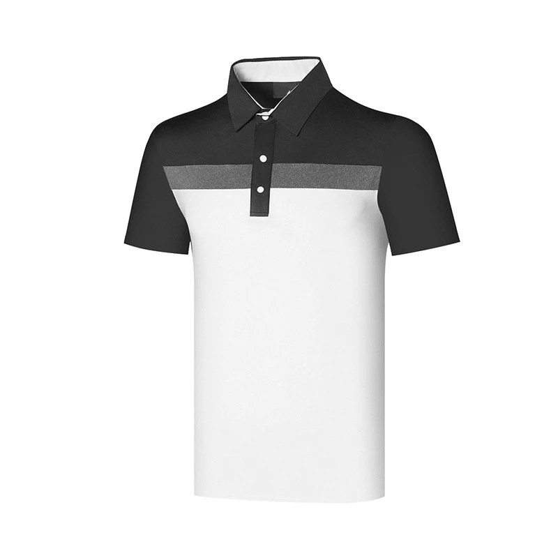 Golf wear men's short sleeve T-shirt breathable quick drying outdoor casual top