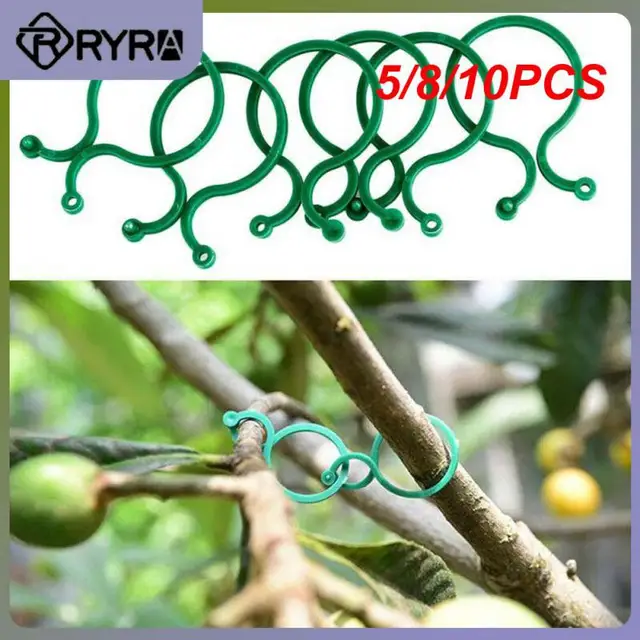 5/8/10Db -Es Rögzített Növényi Mászó Fal Hegymászó Szőlő Klipek Csat Horog Műanyag Kerti Szőlőhullámok Forró