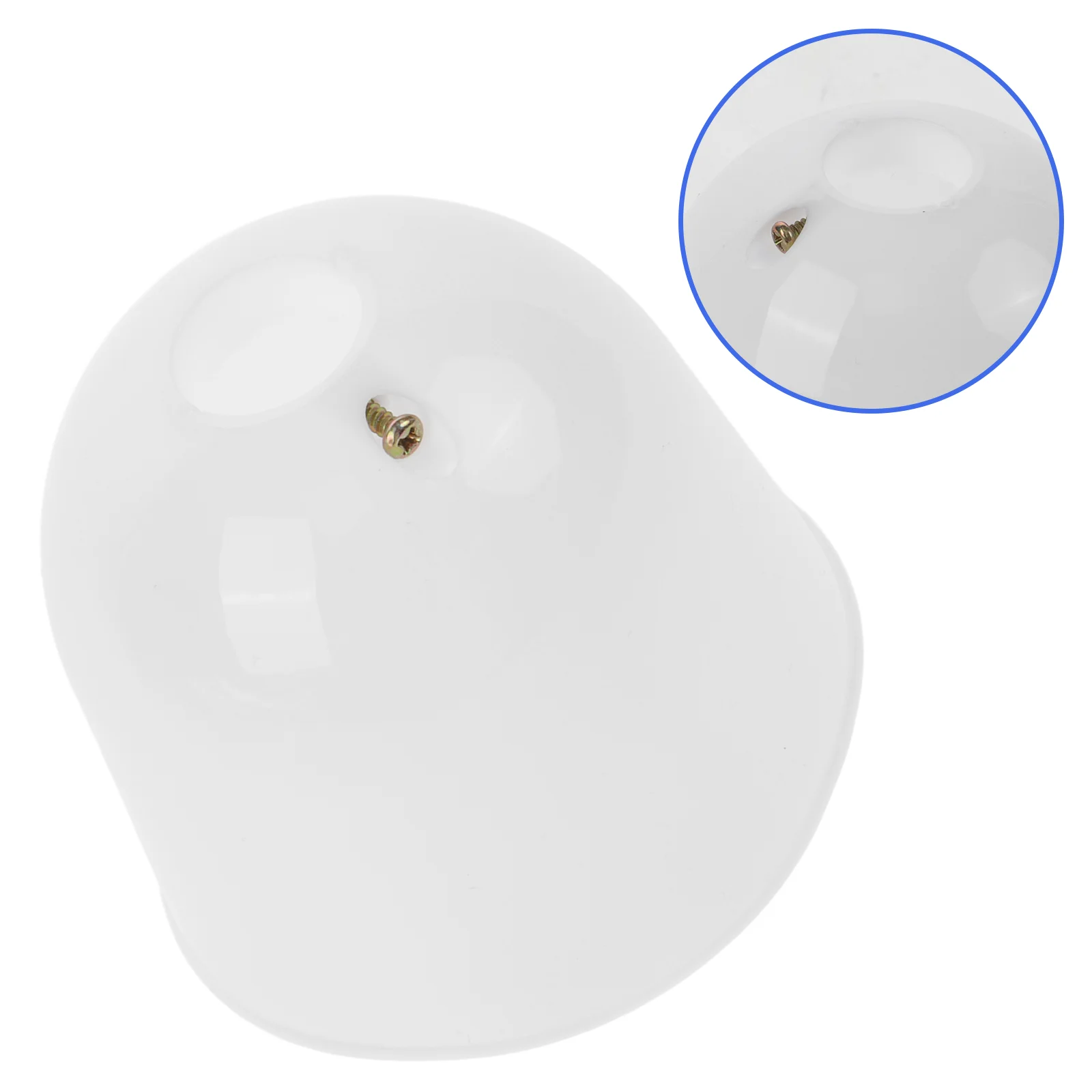 Dustproof Cover Universal Plastic Canopy Cap 2Pcs For Fan Easy Install Maintenance Fan Bottom Canopy Kit Ceiling Fans Indoor