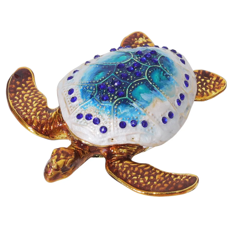 Tyenaza Boîte De Bibelot De Bijoux, Boîtes à Bibelots Tortues De