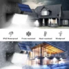 234LED Solar Lights Outdoor With 3 Modes Motion Sensor Solar Flood Lights with Remote IP65 Waterproof Security Solar Wall Lamp 5