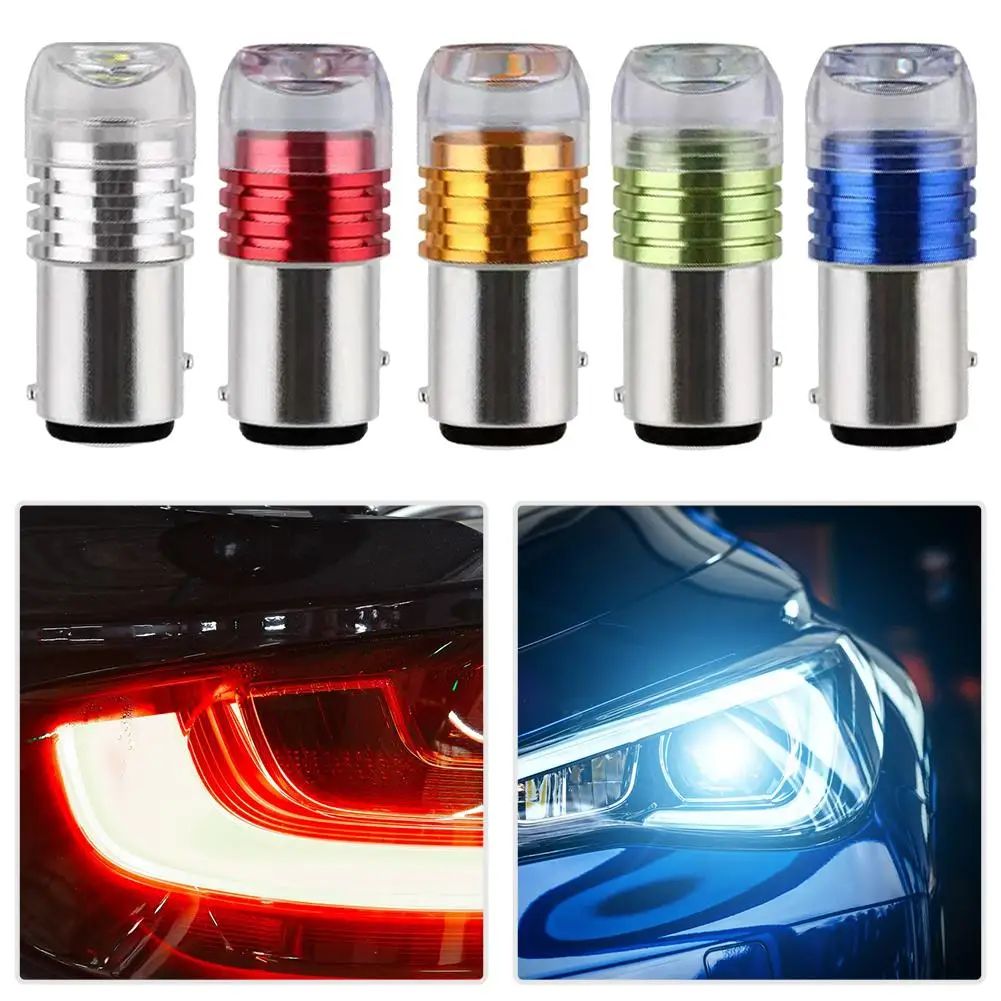 

Flash LED Brake Light 1 Piece Fast Flashing Brake Light Tail Light LED For Cars, Motorcycles, 12V 1156 1157 6W 3smd R2O3