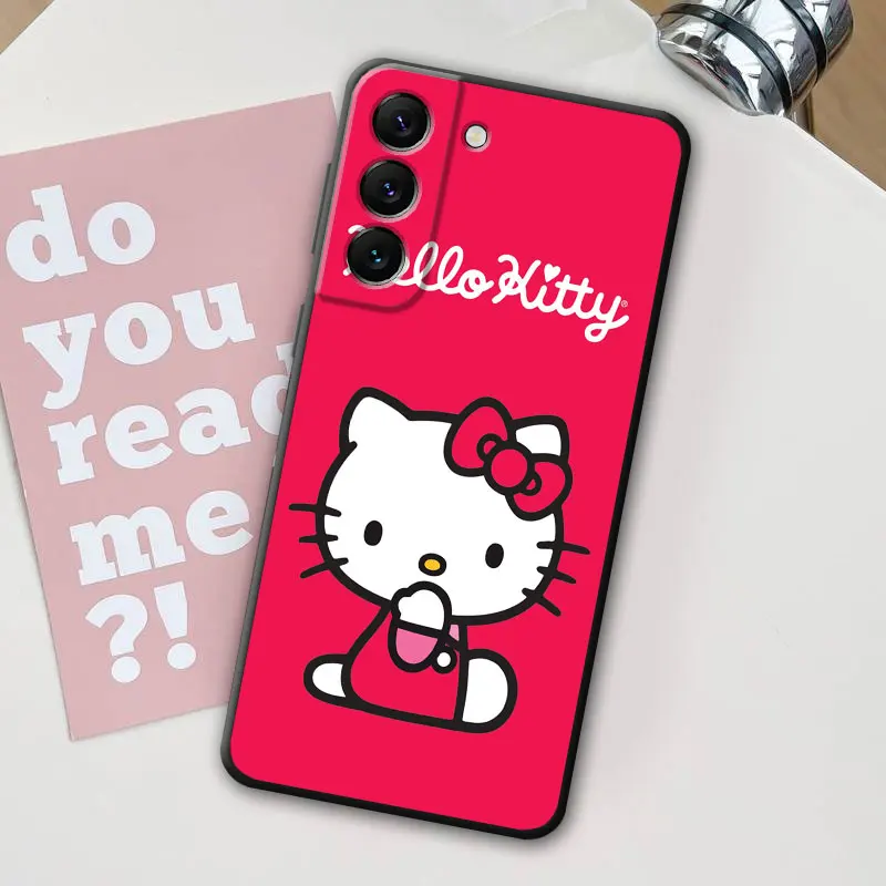thumbnail image 1 of Funda de teléfono de Hello Kitty, carcasa de silicona para Redmi Note 11, 10, 12 Pro, 10, 9, 9S, 8, redmi 10C, 12C, 9A, 9C, 1 of 5