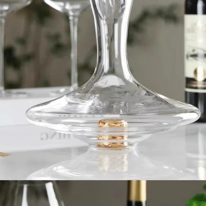 Description Picture 4 of itemHigh Restaurant Red Wine Decanter, Light Luxury Household Wine Dispenser, Restaurant Wine Dispenser, Crystal Wine Storage Bottle