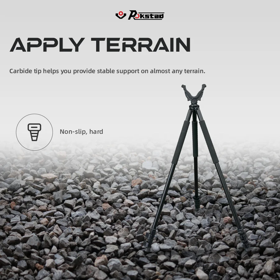 Vector Optics Shooting Stick V Mount Detachable and Can Freely Spin 360 Connect To RokStad Shooting Gun Rest detachable tripod