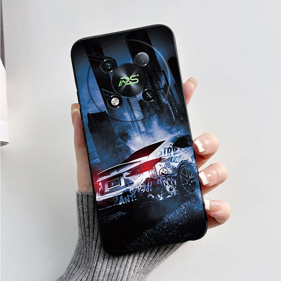 Marble Black Matte Soft TPU Silicone Full Protective Phone Case