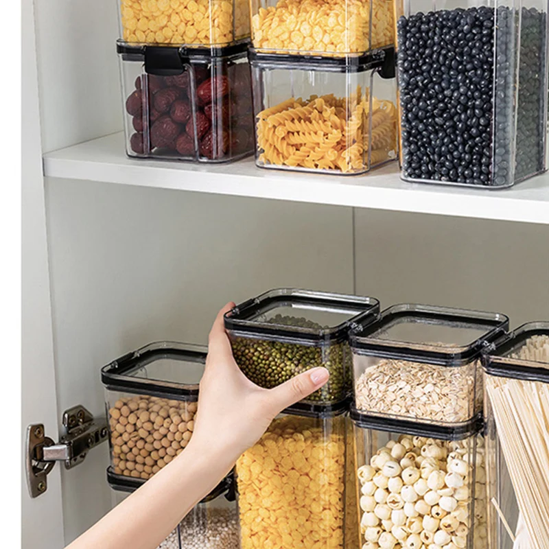 Hanging Sealed Food Storage Container  Kitchen Cabinet Organizer Containers  - Food - Aliexpress