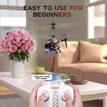 SYMA Remote Controlled Helicopter Q20 RC Aircraft with Altitude Hold, One Key take Off/Landing, 3.5 Channel, Gyro Stabilizer 2