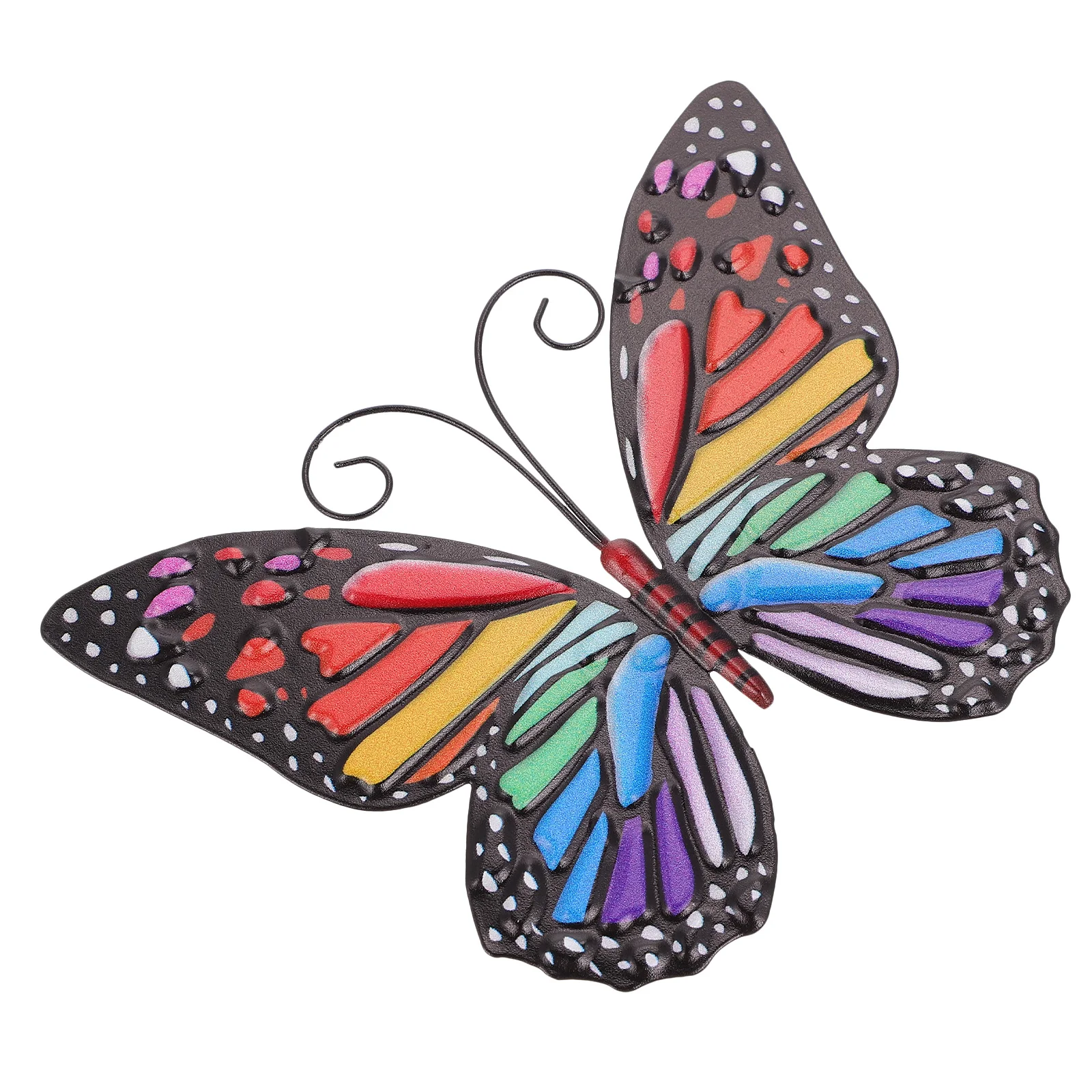 

Butterfly Wall Decor Garden Butterflies Ornament Sculpture Wrought Iron Metal