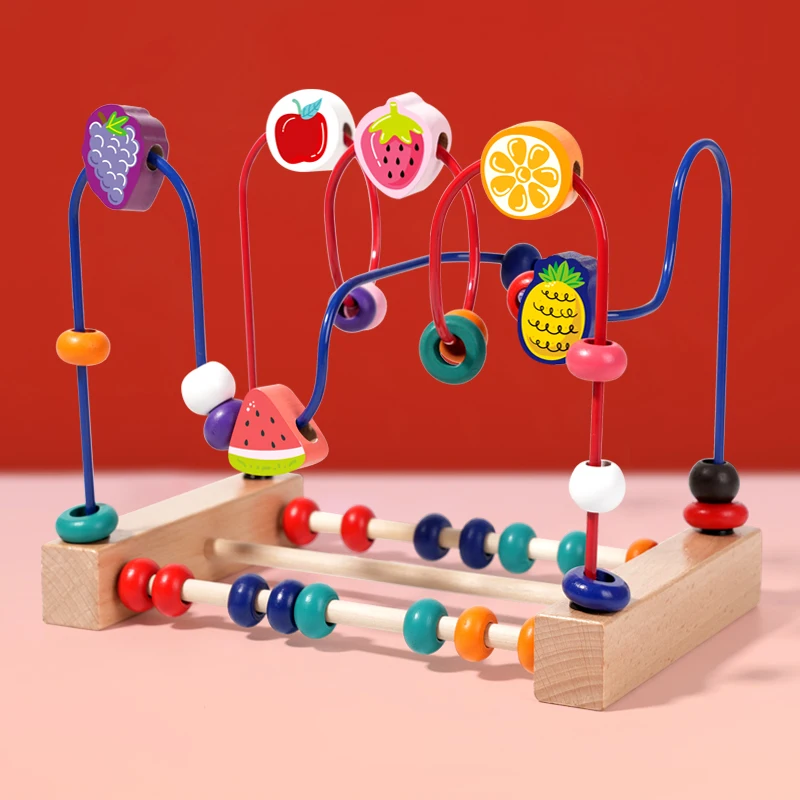 Toddler Educational Bead Blocks Toy 4