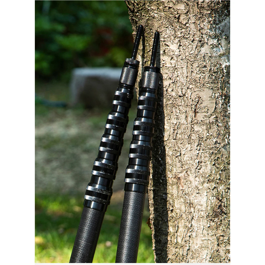 Carbon Fiber Tarp Pole Telescopic 3m Tarp Poles Telescope Lightweight Camping Poles Carbon Ultralight 2.4m Tent Pole Adjustable 4