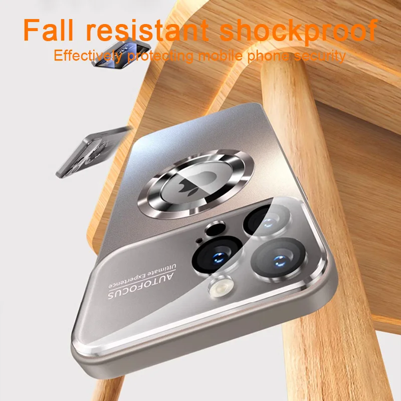 Premium Glass Camera Protector for Magsafe Case - Wireless Charging Shockproof Cover