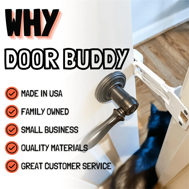 Catstop Latch Holder White Plastic Retractable Cat Door Portable Door Props For Cat Stopper Pet Simple Device