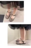 Children's Summer New PVC Children's Sandals Girls Jelly Shoes Crystal Princess Baby Soft Soled Single Shoes Beach Shoes 6