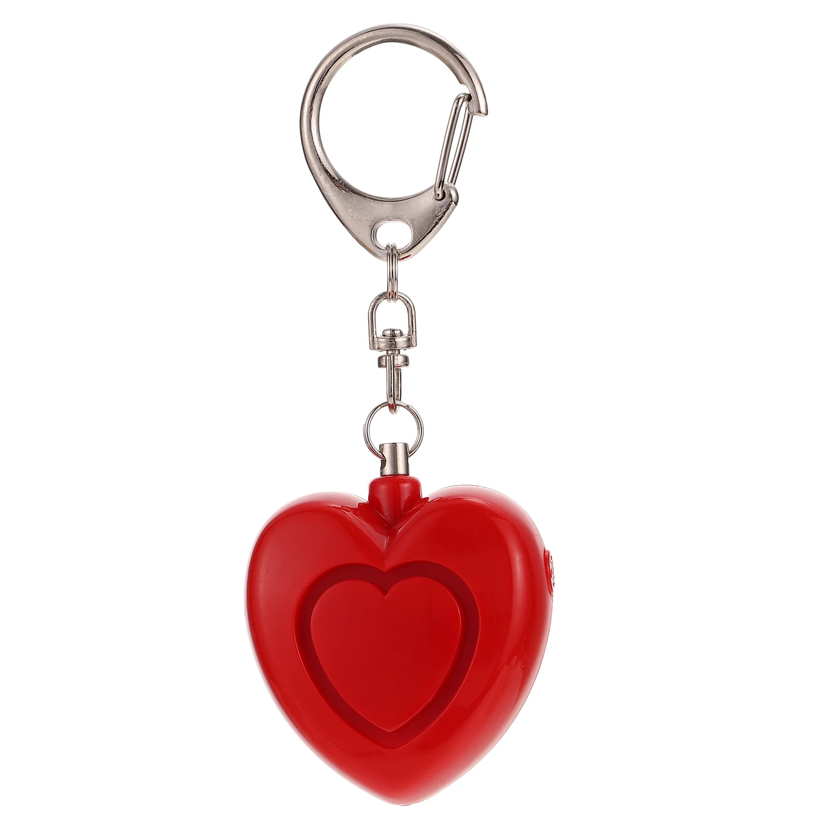 

Anti Wolf Siren Defense Keychain for Women Fob Heart-shaped Self Plastic Personal Safety Alarm Alarms Miss