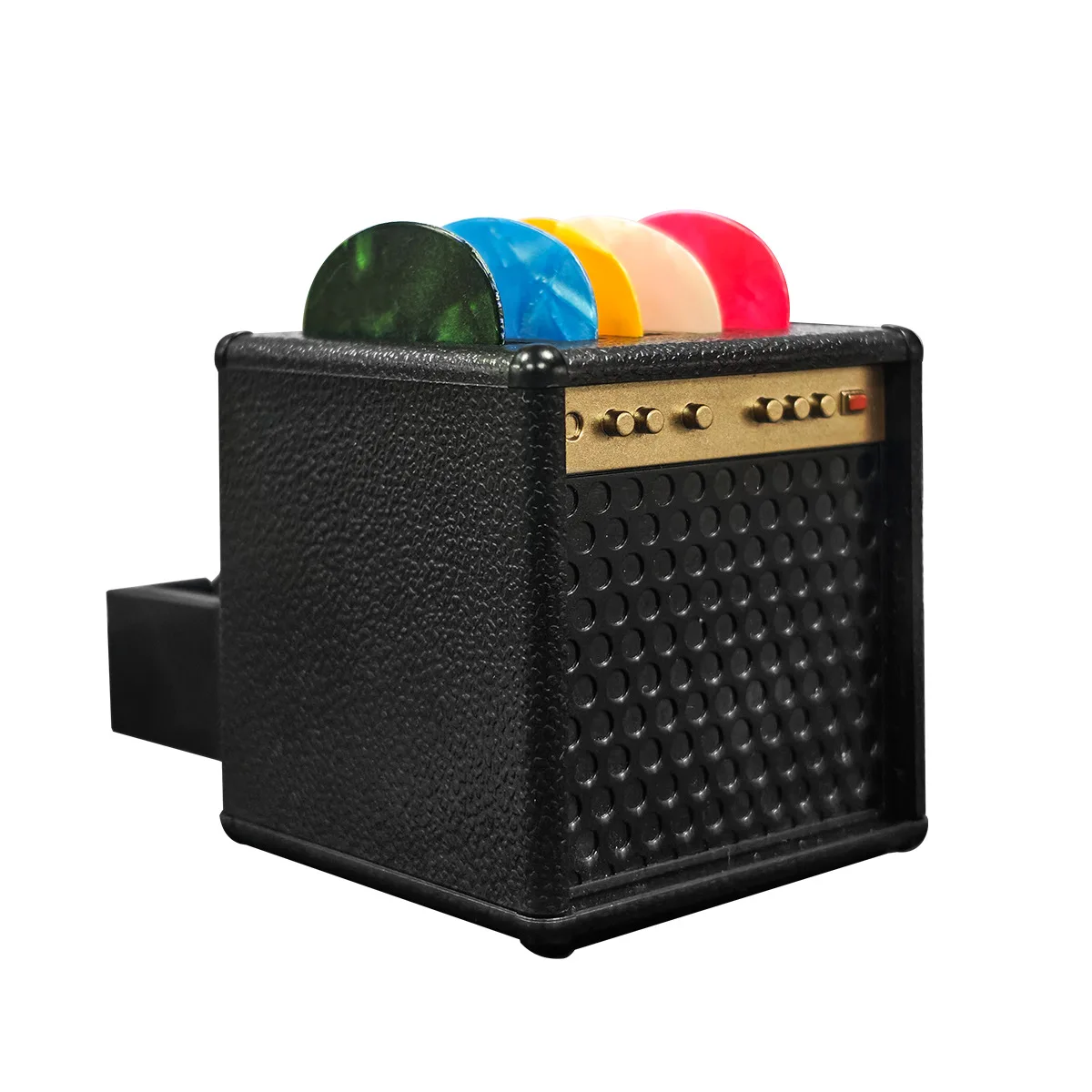 Universal Gitarre Pick Halter Fall Box Tragbare Tragbare Pick Container Lagerung Nehmen Mit 7 Picks Gitarre Zubehör Perfektes Geschenk – Detail 3