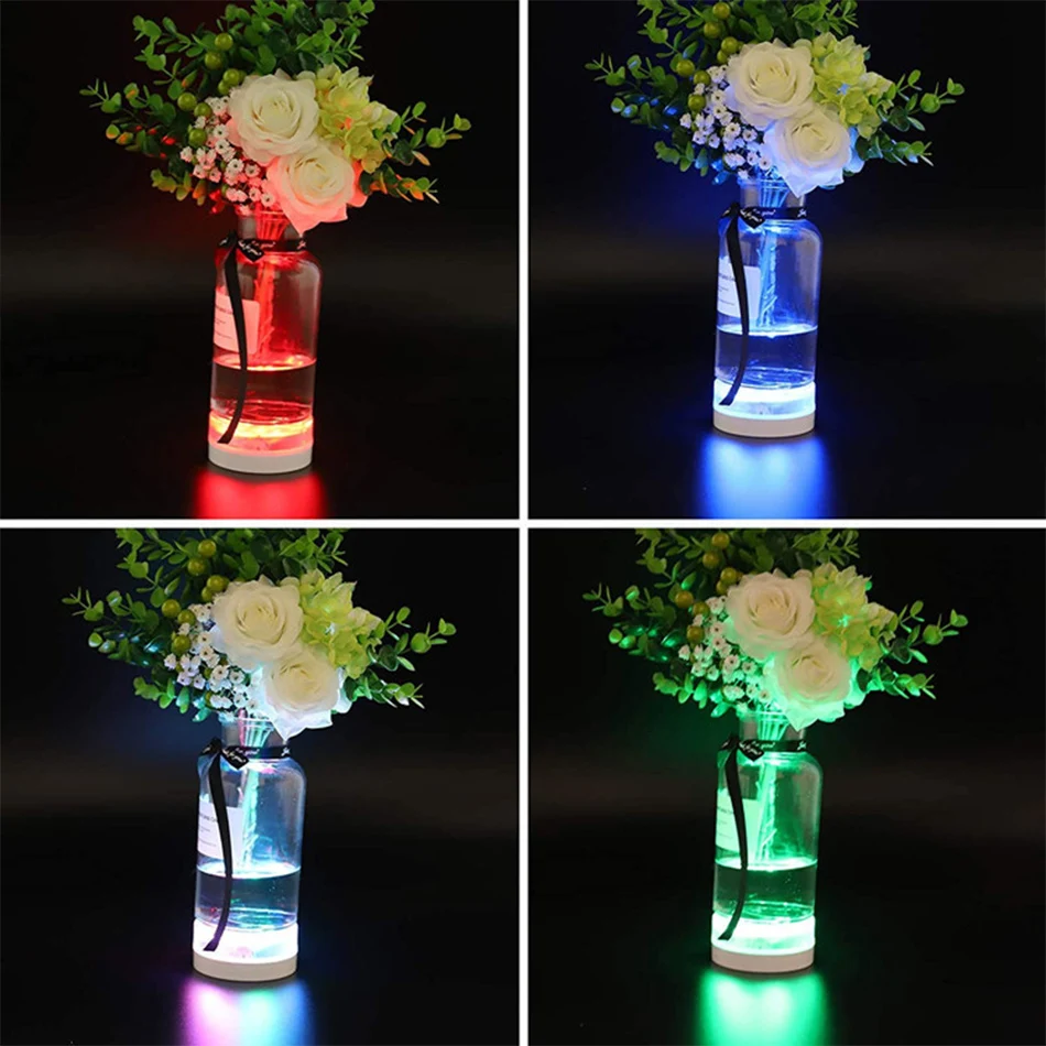 IP68 Waterproof Submersible LED Light 10Colors Underwater Night Lamp Swimming Pool Wedding Party Decoration Light Remote Control underwater solar lights