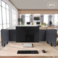 Desk Divider Modern Stand Up Desk Store ReFocus Raw Clamp-On Acoustic Desk Divider Mounted Privacy Panel Sound Blocking Desk 1