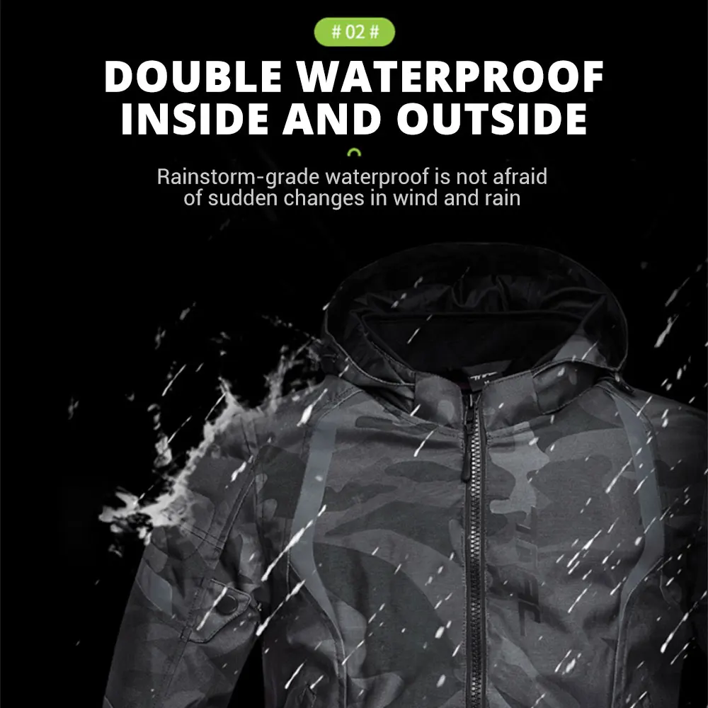 Giacca da moto da uomo cappotti da moto Waterfroof giacche da motociclista giacca da motociclista abbigliamento da motociclista riflettente da Motocross