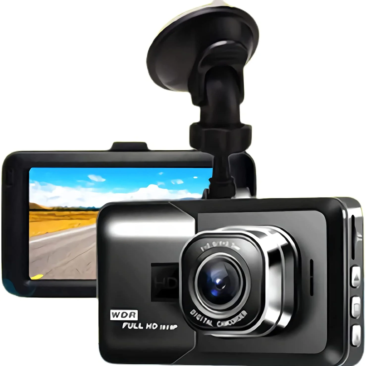 

Dash Cam 1080P FHD DVR Car Dash Cam 3 Inch LCD Screen 170° Wide Angle Motion Detection Parking Monitor