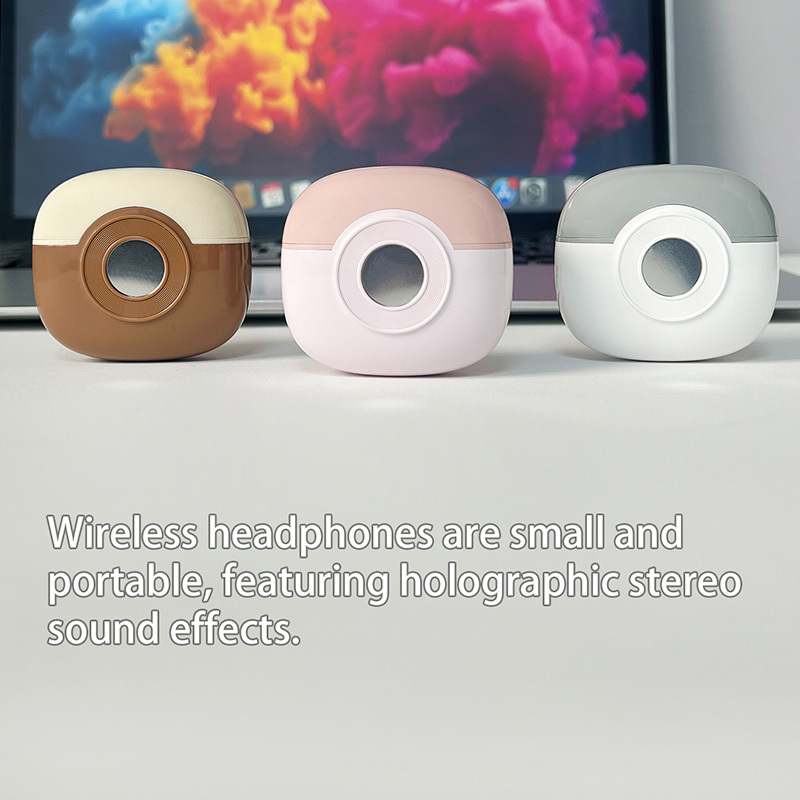 S29 - Wireless Earphones, LED Power Display, Mini Crystal In-Ear Headphones, Built-in Microphone, Ultra Long Playback Time