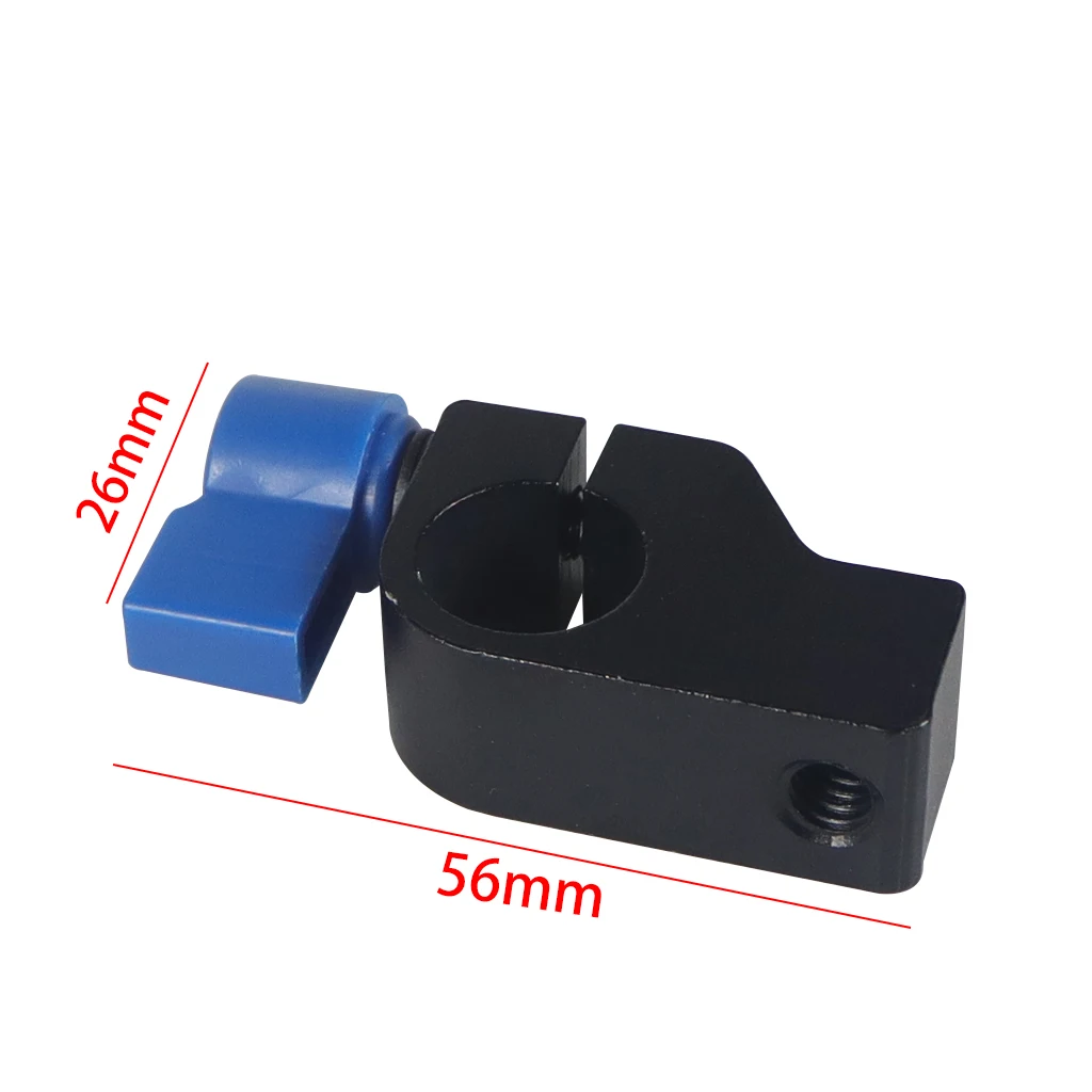 Description Picture 4 of item15mm Single Rod Clamp Adapter with 1/4" Thread Cold Shoe Mount For DSLR Camera Cage Rig Accessories 15mm Rail Connector System