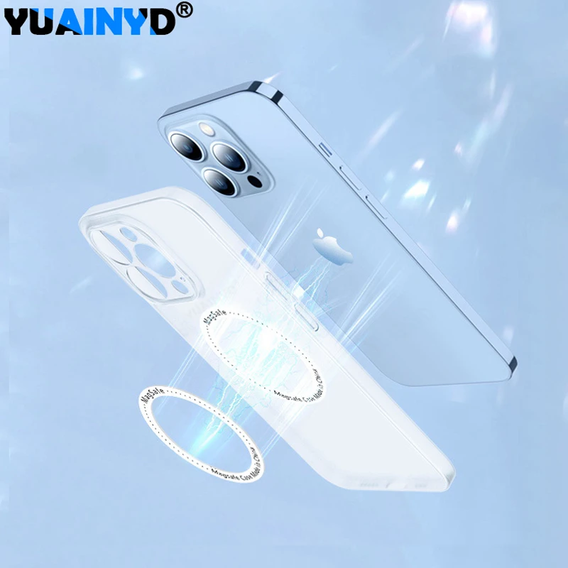 For Magsafe Wireless Charging Case For 12 13 14 Pro Max Plus Mini Ultra