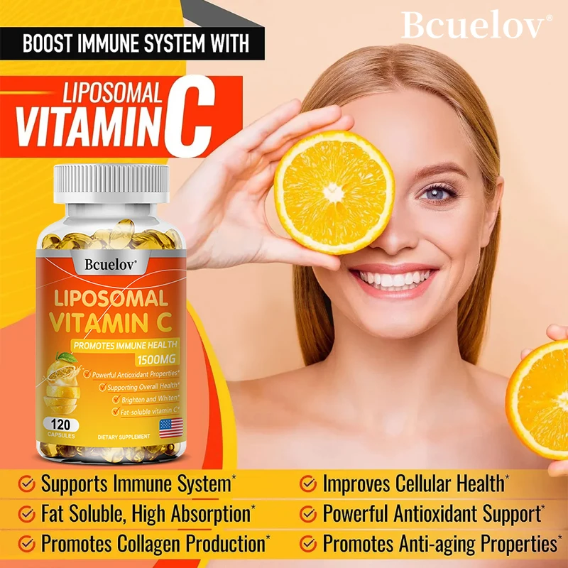 

Vitamin C High Absorption Ascorbic Acid - Supports the Immune System and Collagen Booster - Powerful Antioxidant
