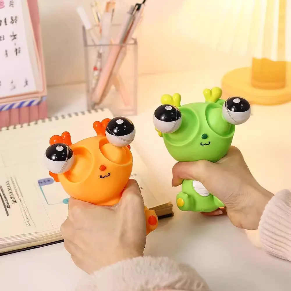 Creative Explosive Eye Dragon Dinosaur Decompression Toy Squeezing Joy Squeezing Staring Eye Funny Release Animal Sensory Toys 5