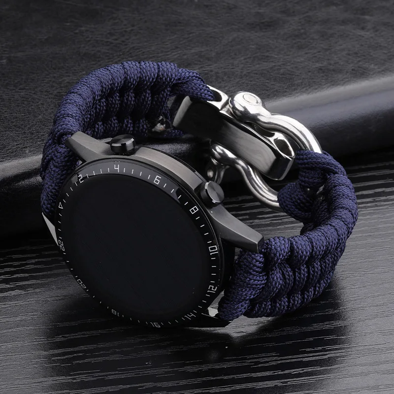 Weave Nylon Sport Watch Strap - Universal Band Bracelet with Tool