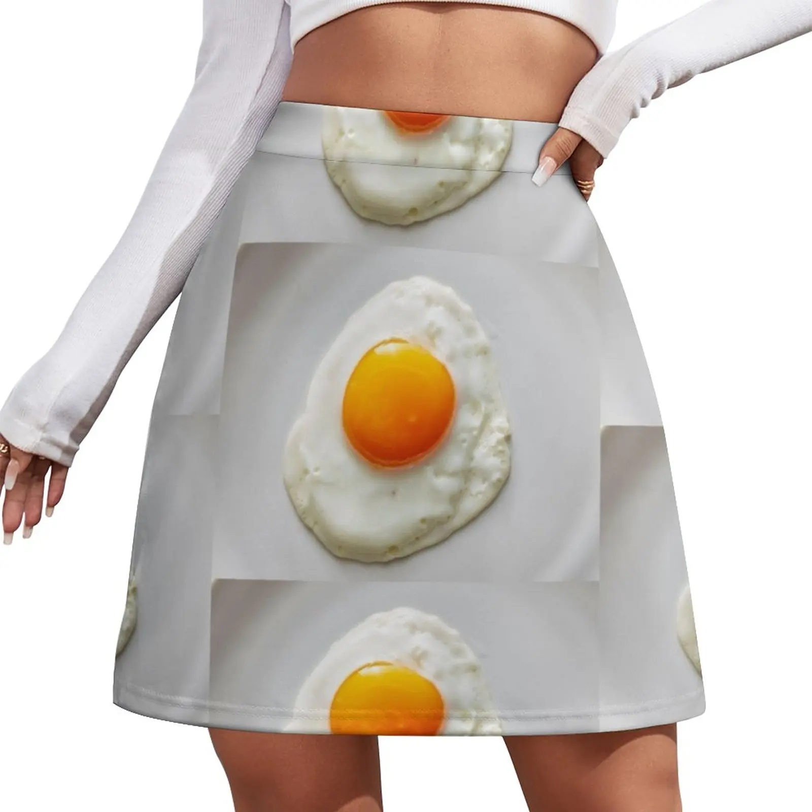 Eggs, Breakfast food, Egg socks, Egg dress, Egg leggings, Egg notebook, Egg coasters Mini Skirt korean style