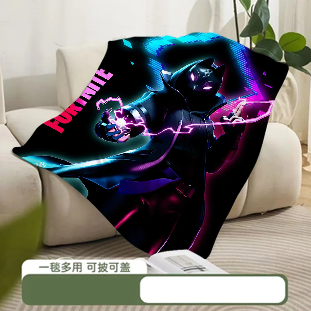Hot Game Printed Blanket Picnic Blanket Cartoon F-FORTNITES Warm Blanket Soft and Comfortable Home Travel Birthday Gift 5
