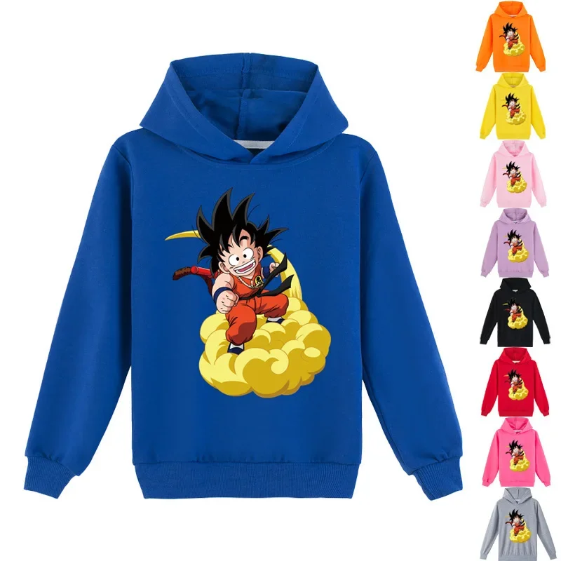 

Children's Clothing Print Fashion Dragon Ball Hoodie Sweatshirt Tiny Cottons Kids Winter 2024 Best Gift for Christmas