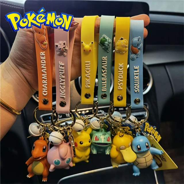 Porte-Clés Pokémon Pikachu, 5 Styles, Figurine d'Action, Pendentif de Sac,  Dessin Animé, Kawaii, Jouet