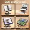 Book Stand for Reading Adjustable Book Holder with 360° Swivel Foldable Cookbook Stand Textbook Stand for Music Scores Recipe 6