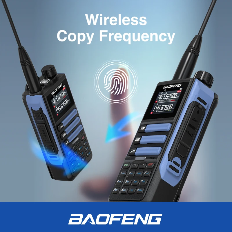2PCS Baofeng  Walkie Talkie UV-16M V2 15W High Capacity AM FM Two Way Radio Full Band LCD 999CH Frequency Copy NOAA Noise Reduce 4