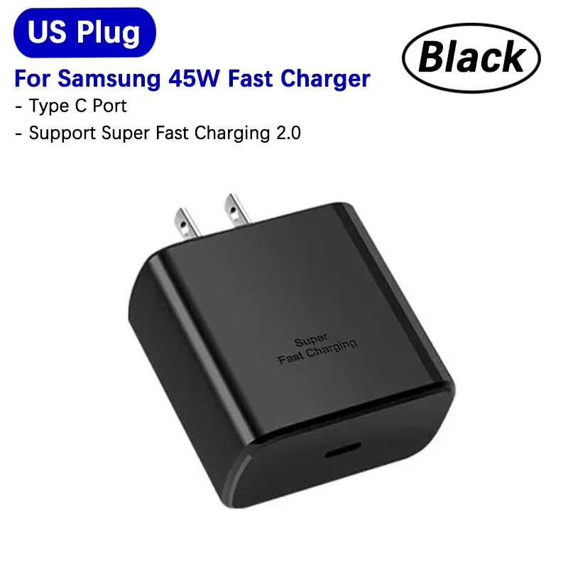 High-Speed 45W PD Super Fast Charger with Type C Quick Charging Cable