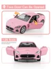 1:36 T1 Bus G63 Alloy Car Girl's Toys Gifts For Girlfriend Pink Series Diecast Toy Vehicles Simulation Exquisite Model F154 2