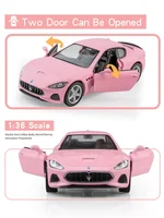1:36 T1 Bus G63 Alloy Car Girl's Toys Gifts For Girlfriend Pink Series Diecast Toy Vehicles Simulation Exquisite Model F154 2
