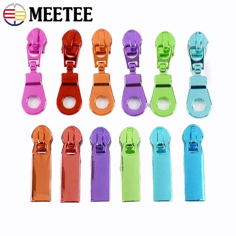 

Meetee 5/10 шт. застежка-молния для нейлона застежки-молнии катушка кошелек карманы съемник молнии украшение молния головной мешок Одежда ремонт материал