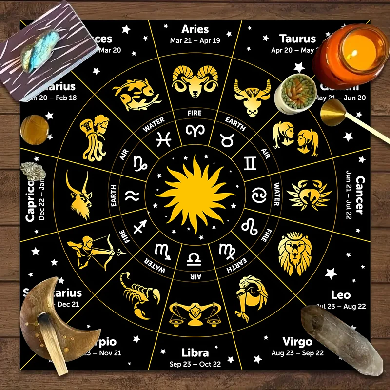 Tarot Card Tablecloth Starry Sky Constellations