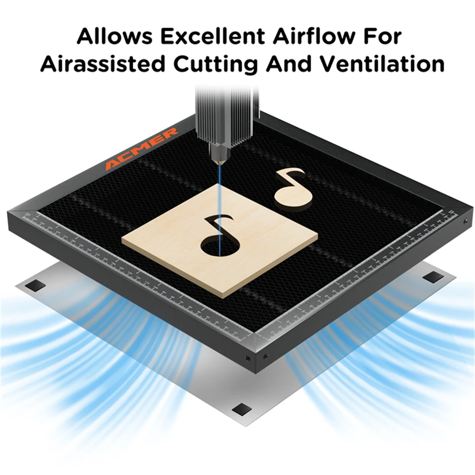 ACMER Laser Honeycomb Working Table Universal Honeycomb Bed Panel For CO2 Or Diode Cutting Laser Engraer Accessories Protection