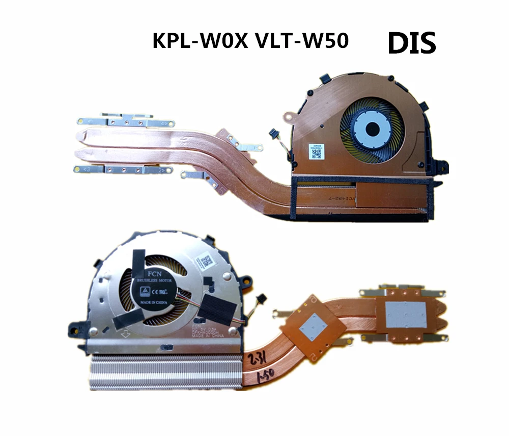 CYRMZAY Laptop CPU Koelventilator for Huawei MateBook D 14 KPL-W0X VLT-W50 DFS541105FC0T 0FKHA0000H FKHA Fan