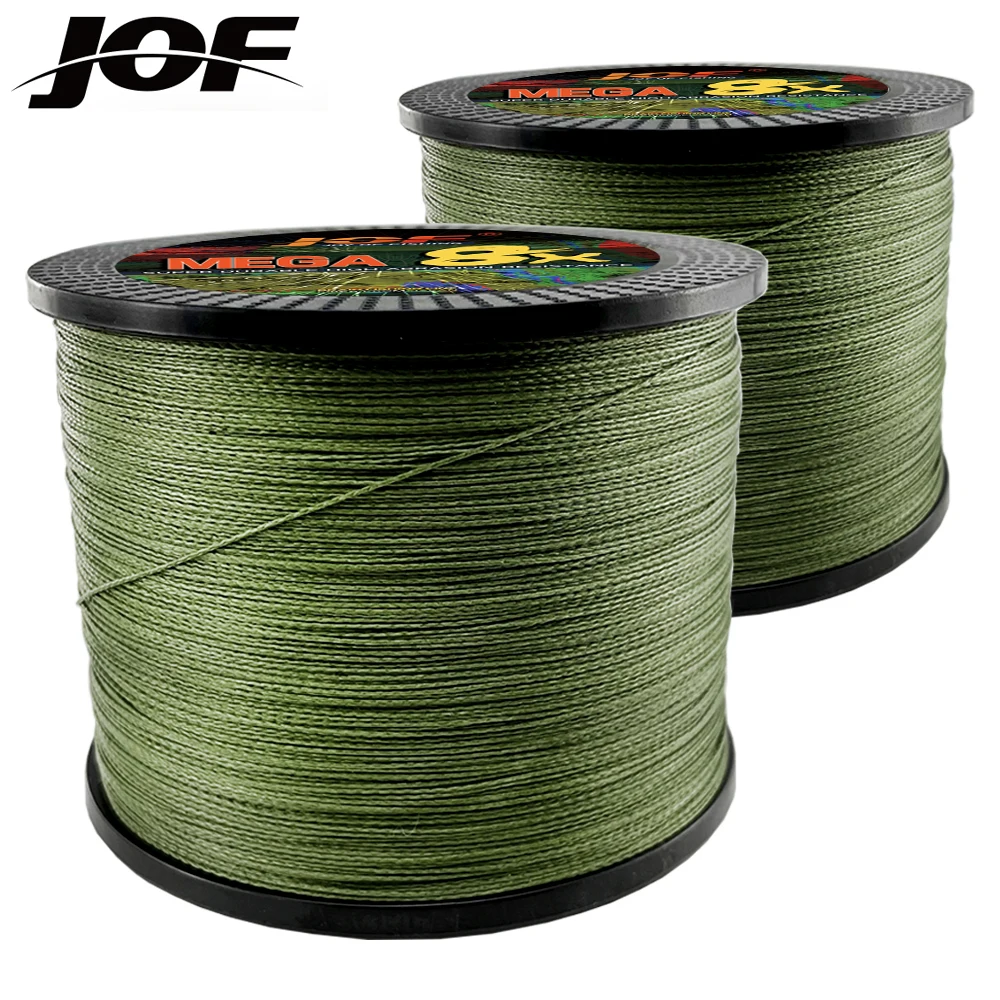 

JOF Jigging Reel Fishing Line 500M 300M 100M Saltwater PE 8-strand Smooth Multifilament Braided Lure Multi-color 0.14MM~0.50MM