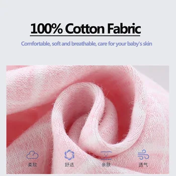 طفل السراويل القطن الأطفال ملابس ربيع الخريف المفتوحة المنشعب اللون الطبيعي سراويل قطنية تكييف الهواء السراويل بنطلون بيجاما 5