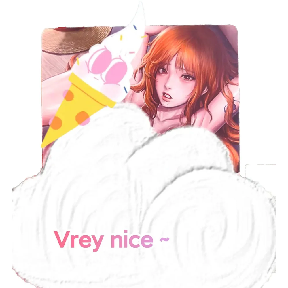 

DIY Sexy Fully Nude Card Animation One Piece Nami Collection Card Matte Anime Peripheral Otaku Must Have Gifts Toy 63*88mm