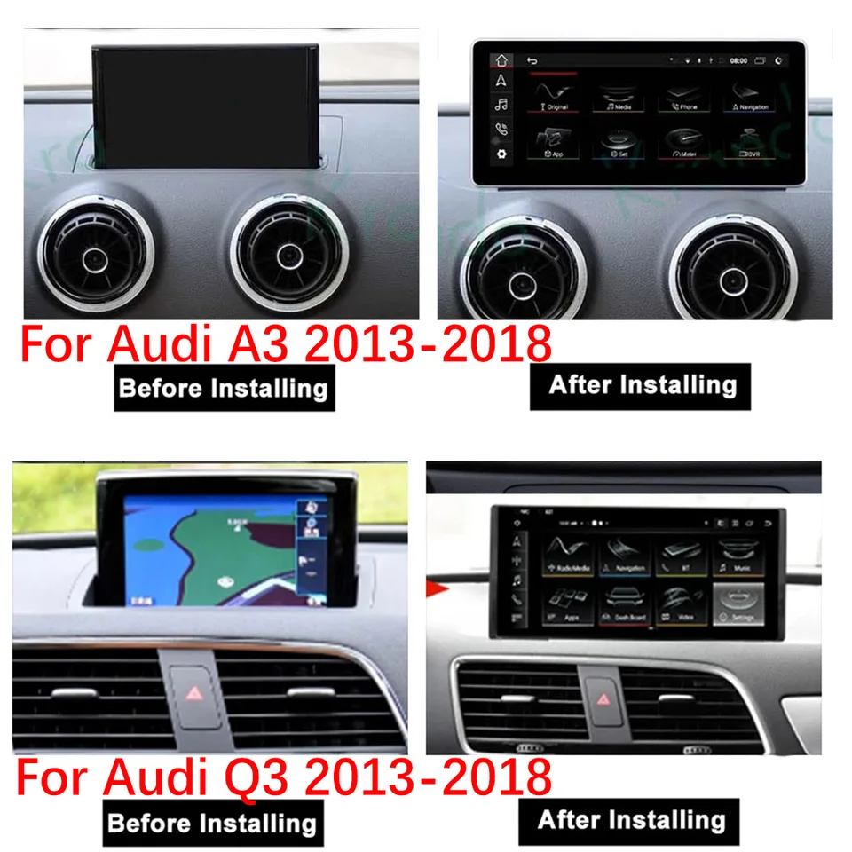 アクセサリー car play Fo r Audi A3 2013-2018 Road Top Wireless Carplay Android Auto for Audi A3 2013-2018 Year