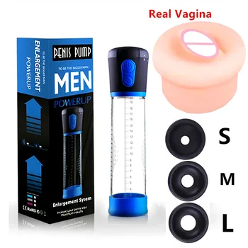 Automatic Penis Pump Penis Enlarger USB Rechargeable Electric Penis Enlargement Extender Vacuum Pump Sex Toys for Men 1